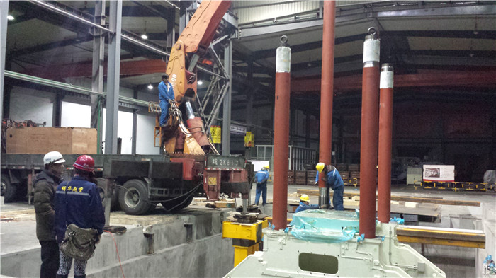 栗本3150热锻装机安装吊装